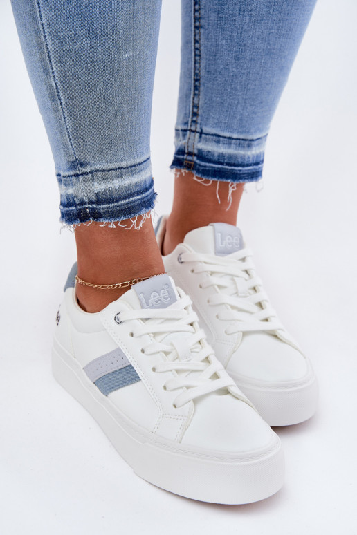Sneakers modelio batai Moteriškas LEE LAYLA INOMEN LOIN 50251003 baltos spalvos