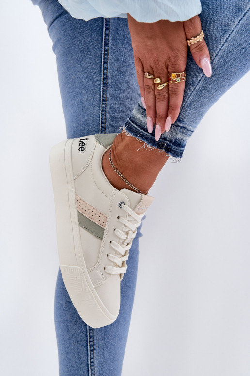 Sneakers modelio batai Moteriškas LEE LAYLA INOMEN LOIN 50251003 Zgaszona Biel Sneakers modelio batai Moteriškas LEE LAYLA INOMEN LOIN 50251003 Zgaszona Biel