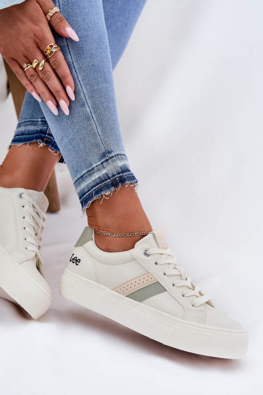 Sneakers modelio batai Moteriškas LEE LAYLA INOMEN LOIN 50251003 Zgaszona Biel Sneakers modelio batai Moteriškas LEE LAYLA INOMEN LOIN 50251003 Zgaszona Biel