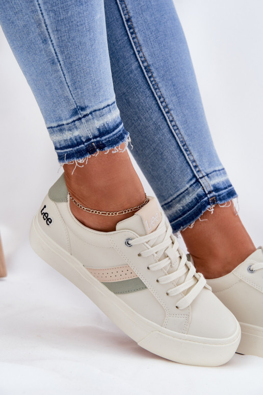 Sneakers modelio batai Moteriškas LEE LAYLA INOMEN LOIN 50251003 Zgaszona Biel Sneakers modelio batai Moteriškas LEE LAYLA INOMEN LOIN 50251003 Zgaszona Biel