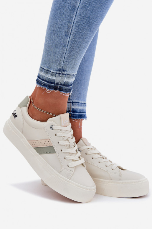 Sneakers modelio batai Moteriškas LEE LAYLA INOMEN LOIN 50251003 Zgaszona Biel Sneakers modelio batai Moteriškas LEE LAYLA INOMEN LOIN 50251003 Zgaszona Biel