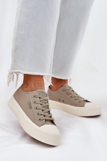  Laisvalaikio bateliai su platforma Big Star RR274779 pilkos spalvos