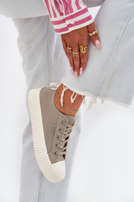  Laisvalaikio bateliai su platforma Big Star RR274779 pilkos spalvos