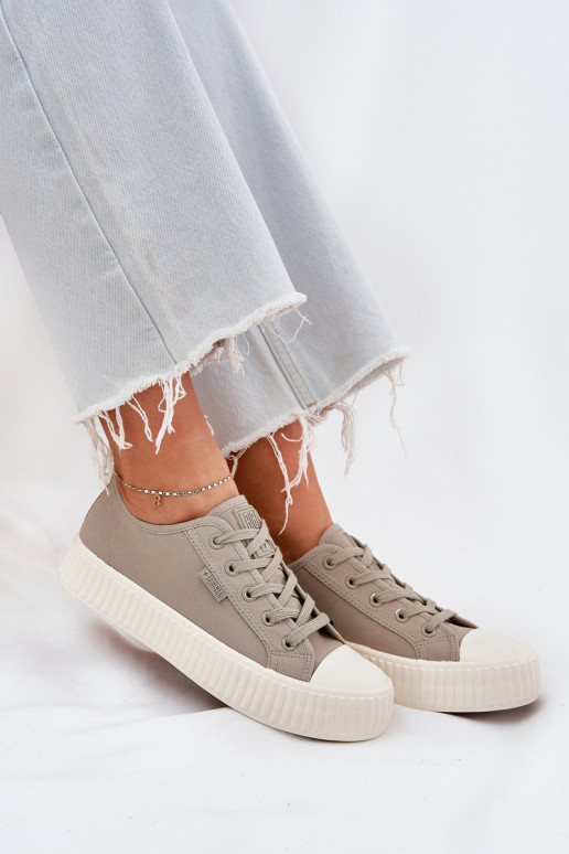  Laisvalaikio bateliai su platforma Big Star RR274779 pilkos spalvos