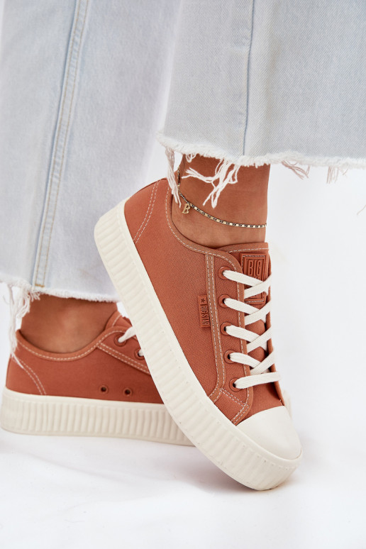  Laisvalaikio bateliai su platforma Big Star RR274778 oranžinės spalvos