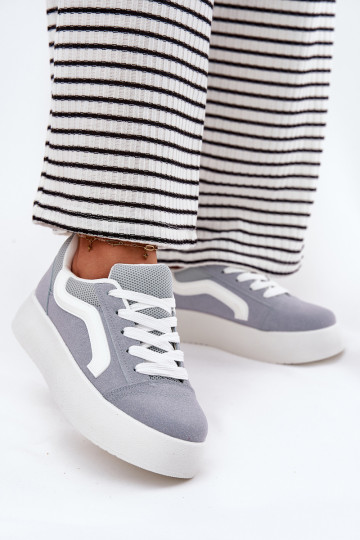 Sneakers modelio batai Moteriškas su platforma mėlynos spalvos Tellnira 2
