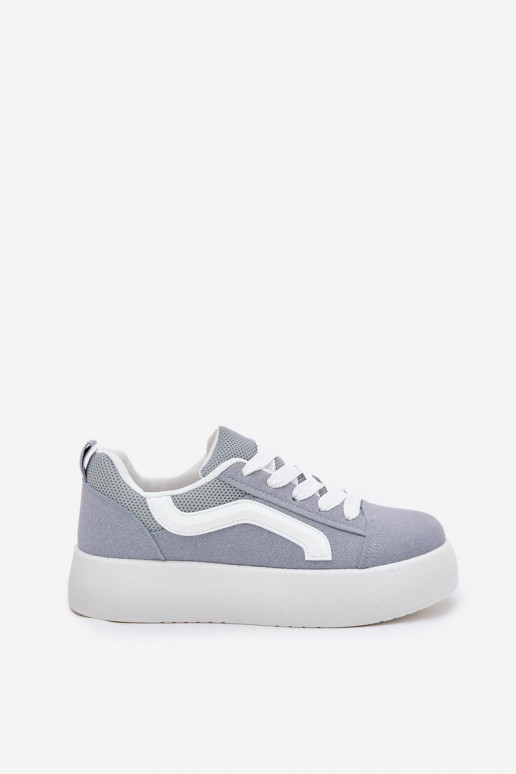 Sneakers modelio batai Moteriškas su platforma mėlynos spalvos Tellnira Sneakers modelio batai Moteriškas su platforma mėlynos spalvos Tellnira