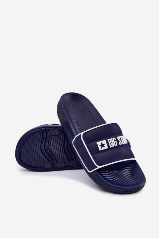 Vyriški Šlepetės Big Star RR174A045 tamsiai mėlynos spalvos