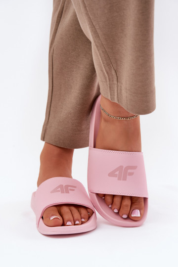 Moteriškos šlepetės 4F 4FRMM00FSLIF010-56S rožinės spalvos 2