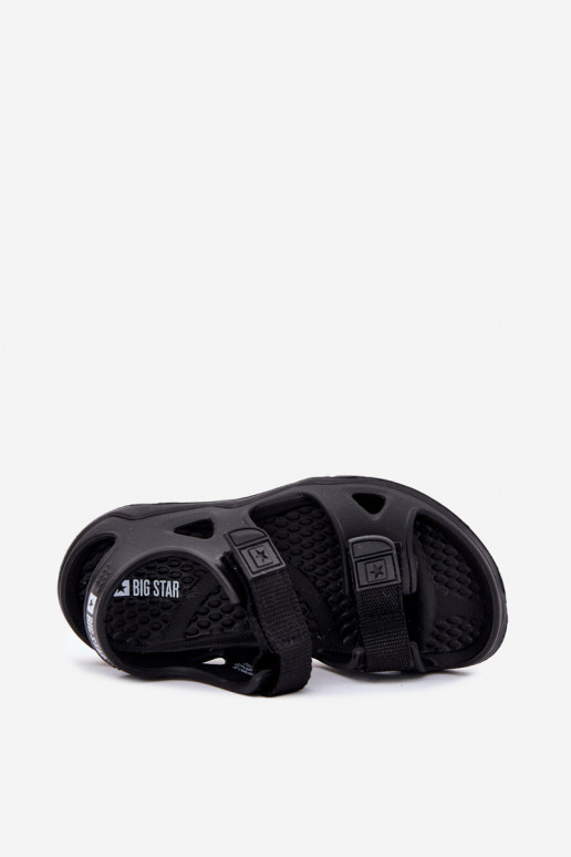 Lengvos šlepetės basutės Vaikiški Big Star RR374513 juodos spalvos