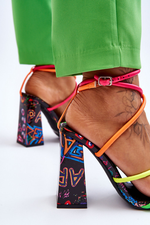 Tai turidingi Aukštakulniai sandalai įvairių spalvų Josette