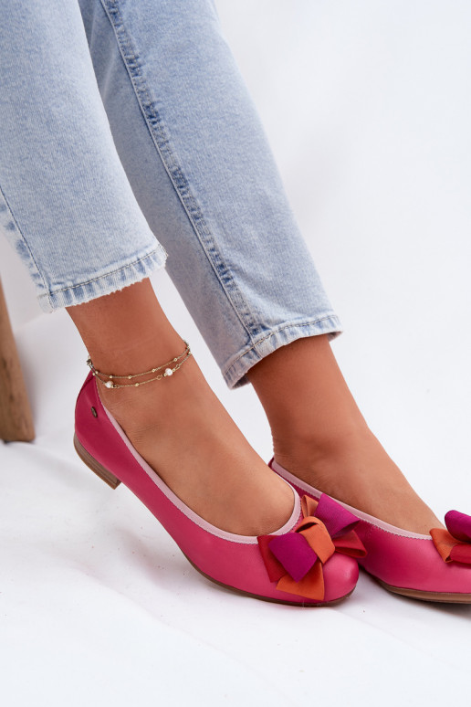Balerinos su kaspinais Tai turiciejka P6801-15 rožinės spalvos