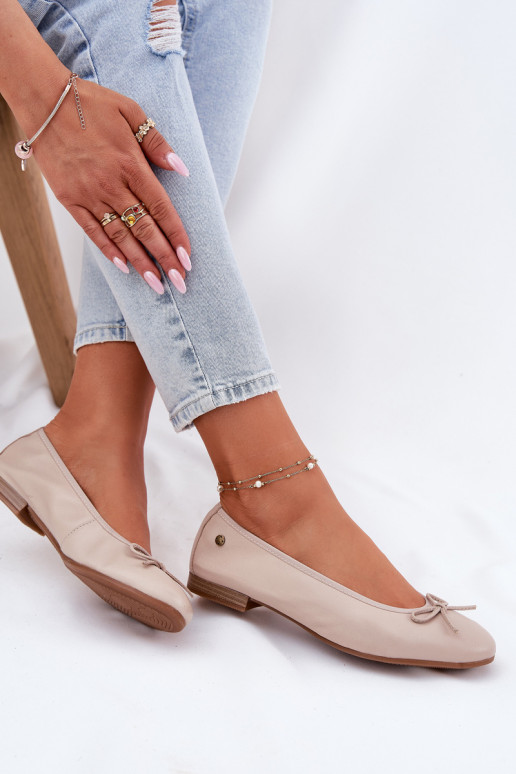 Balerinos Moteriškas Tai turiciejka P6800-04 smėlio spalvos