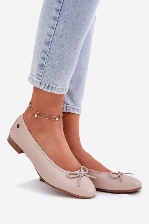 Balerinos Moteriškas Tai turiciejka P6800-04 smėlio spalvos
