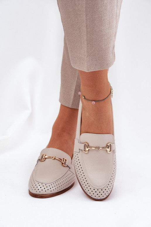 Moteriški smėlio spalvos odiniai...