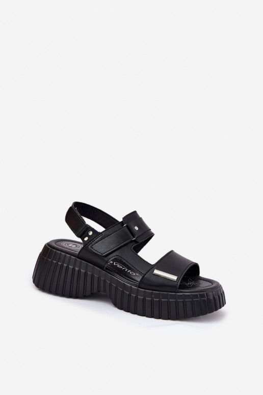 Moteriškos basutės Moteriškas su platforma juodos spalvos Mertella Moteriškos basutės Moteriškas su platforma juodos spalvos Mertella