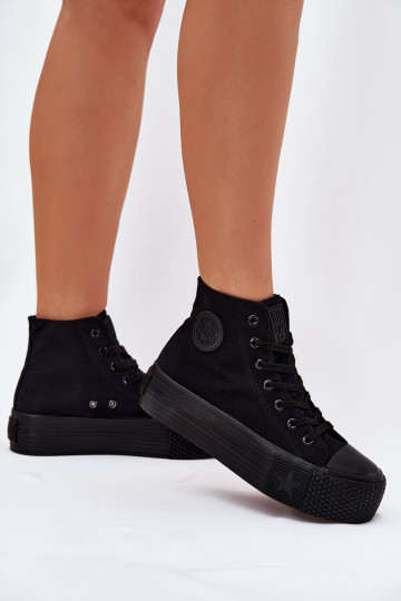 Laisvalaikio bateliai su platforma Big Star RR274742 juodos spalvos