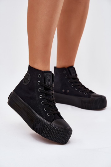 Laisvalaikio bateliai su platforma Big Star RR274742 juodos spalvos 2