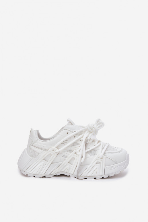 Sneakers modelio batai Moteriškas Z PodĮójnym Suvarstymasm baltos spalvos Onivetta