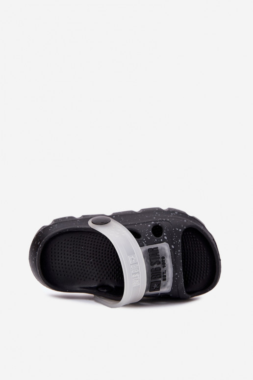 Lengvos šlepetės Šlepetės Vaikiški Big Star RR374503 juodos spalvos