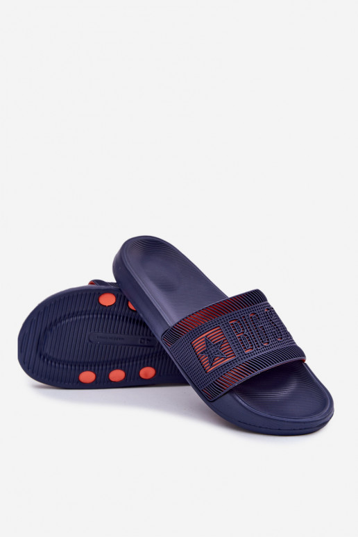 Vyriški Šlepetės Big Star RR174A052 tamsiai mėlynos spalvos