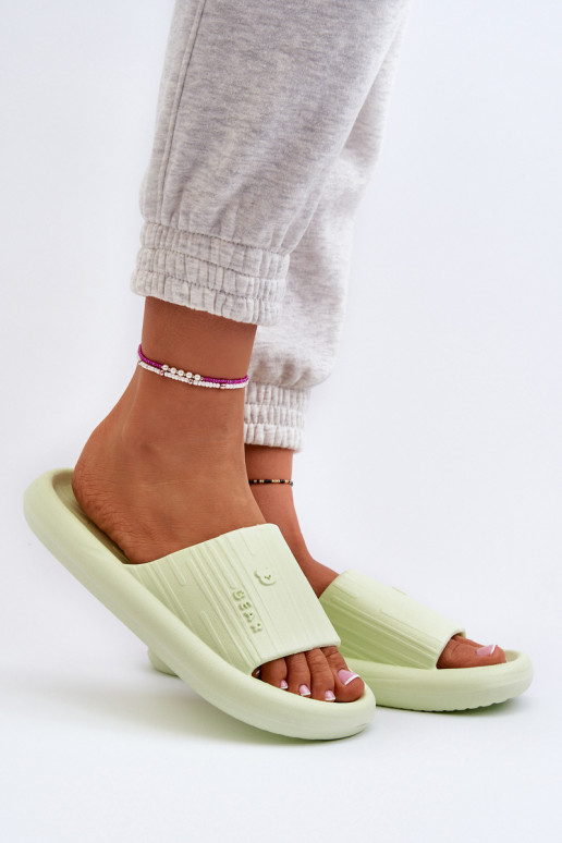 Šlepetės Lengvos šlepetės Moteriškas  žalios spalvos Fenicva