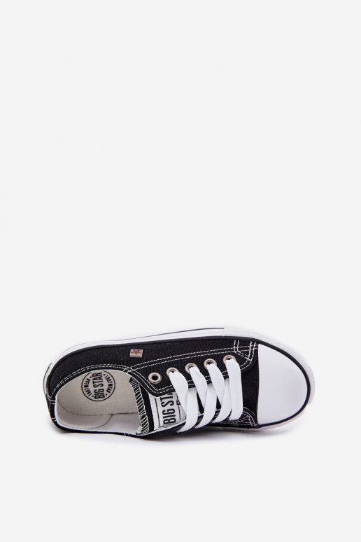 Vaikiški Klasikinio modelio laisvalaikio batai Big Star DD374163 juodos spalvos Vaikiški Klasikinio modelio laisvalaikio batai Big Star DD374163 juodos spalvos