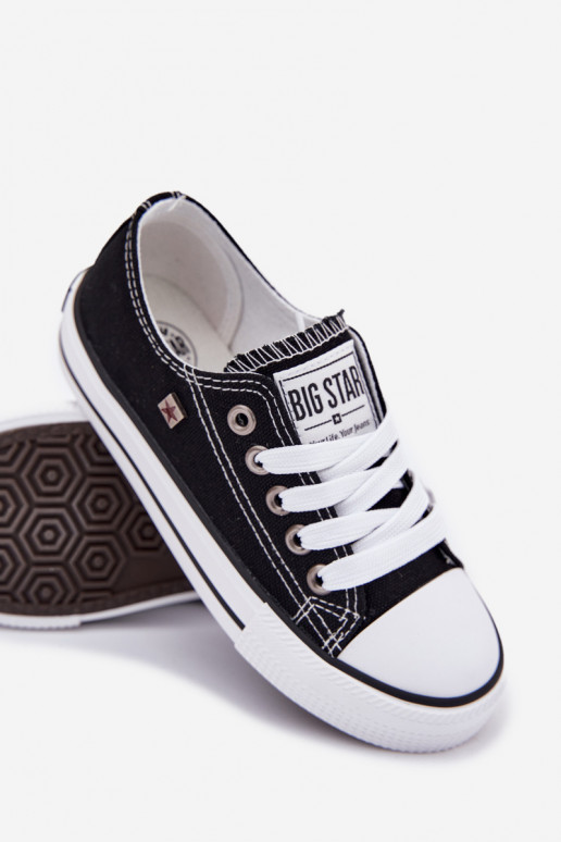Vaikiški Klasikinio modelio laisvalaikio batai Big Star DD374163 juodos spalvos Vaikiški Klasikinio modelio laisvalaikio batai Big Star DD374163 juodos spalvos
