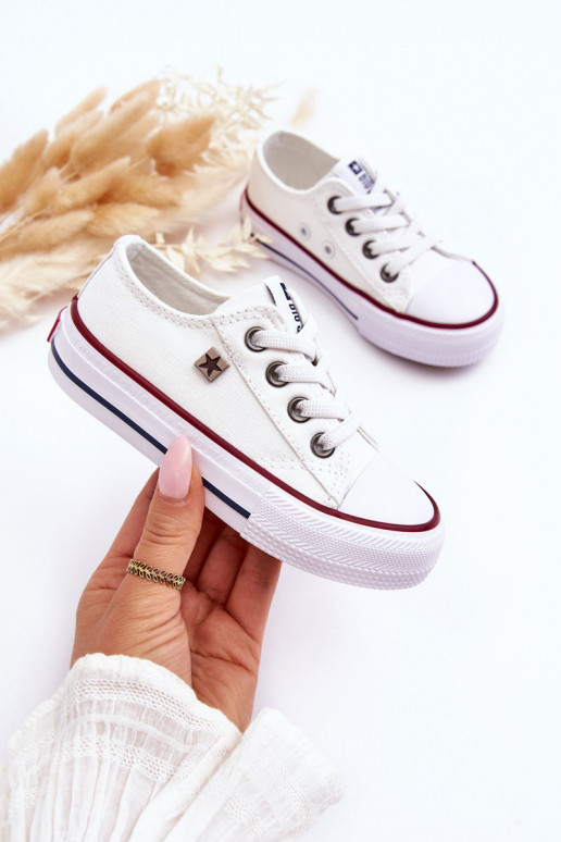 Vaikiški Klasikinio modelio laisvalaikio batai Big Star DD374160 baltos spalvos