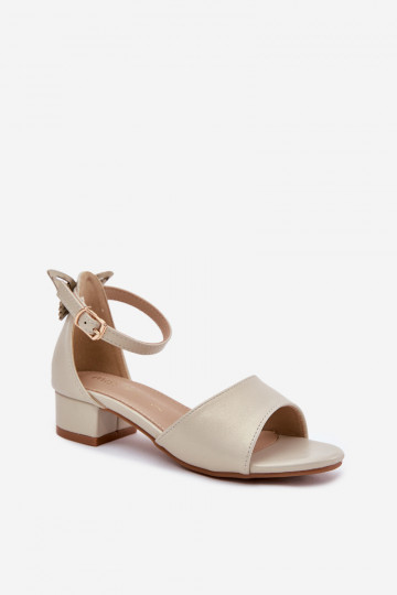 su blizgesiu sandalai Vaikiški Ant žemo kulno aukso spalvos Ainare