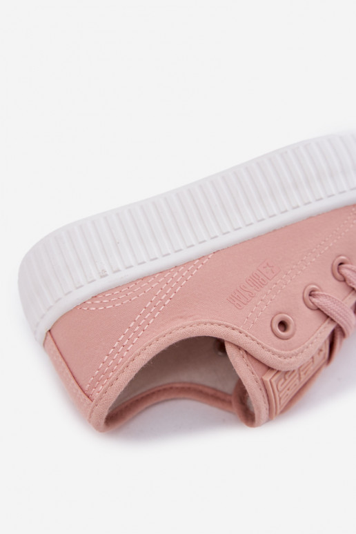 laisvalaikio batai Vaikiški su raišteliais Big Star RR374011 rožinės spalvos