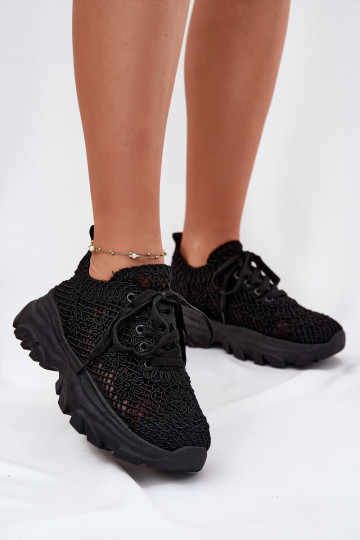 Sneakers modelio batai Moteriškas Z SzydełkoĮą CholeĮką juodos spalvos Jelhiris 2