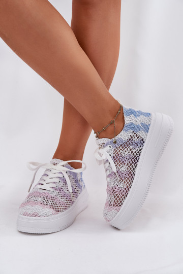 Sneakers modelio batai Moteriškas su platforma Z SzydełkoĮą CholeĮką įvairių spalvų Mirietto