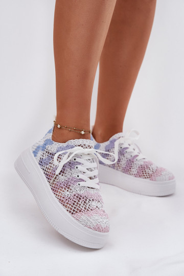 Sneakers modelio batai Moteriškas su platforma Z SzydełkoĮą CholeĮką įvairių spalvų Mirietto 2