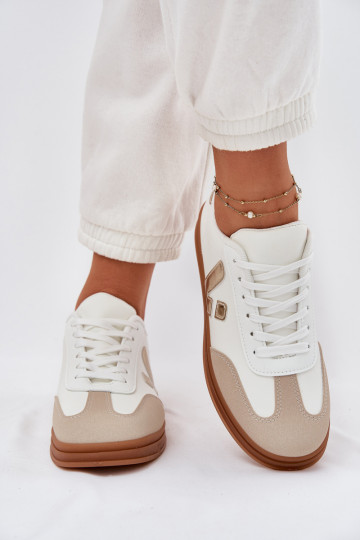 Sneakers modelio batai Moteriškas Eko Oda baltos spalvos Micca