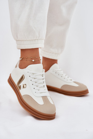 Sneakers modelio batai Moteriškas Eko Oda baltos spalvos Micca 2