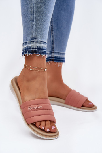 Moteriškos šlepetės Inblu SF000003 rožinės spalvos