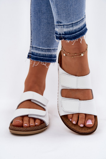 Odinės šlepetės Moteriškas Inblu AA0005GU baltos spalvos 2