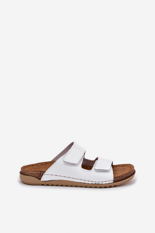 Odinės šlepetės Moteriškas Inblu AA0005GU baltos spalvos