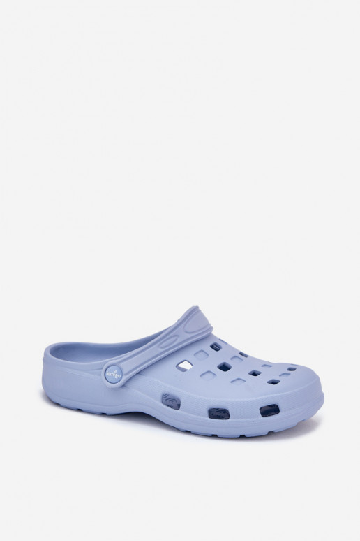 Moteriškos šlepetės Lengvos šlepetės LEMIGO 806 mėlynos spalvos