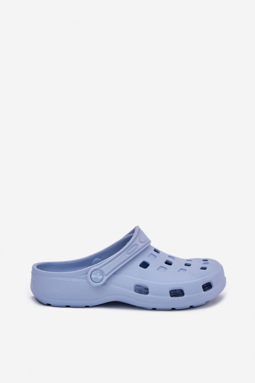 Moteriškos šlepetės Lengvos šlepetės LEMIGO 806 mėlynos spalvos