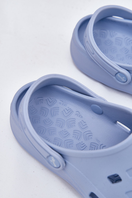 Moteriškos šlepetės Lengvos šlepetės LEMIGO 806 mėlynos spalvos