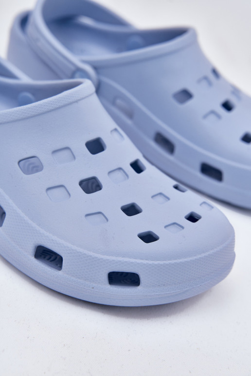 Moteriškos šlepetės Lengvos šlepetės LEMIGO 806 mėlynos spalvos