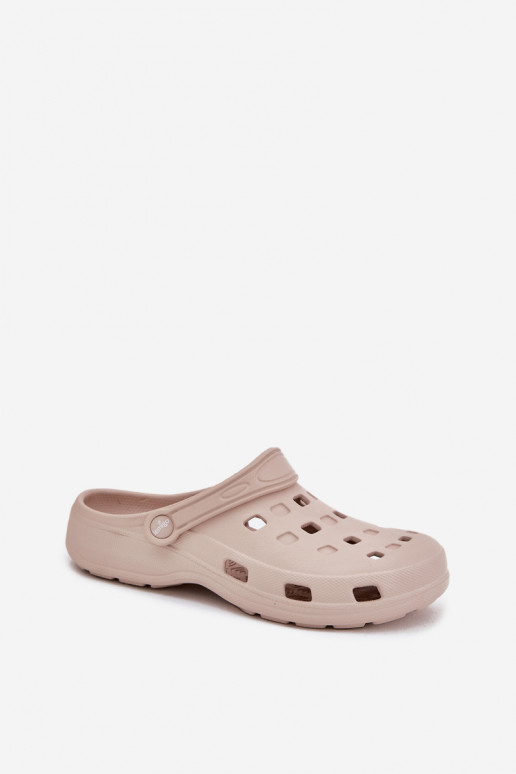 Moteriškos šlepetės Lengvos šlepetės LEMIGO 806 smėlio spalvos