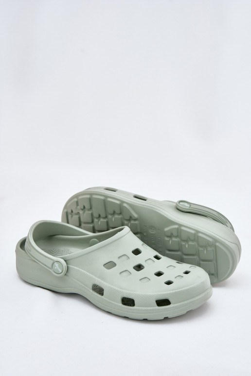 Moteriškos šlepetės Lengvos šlepetės LEMIGO 806 mėtinės spalvos