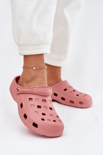 Moteriškos šlepetės Lengvos šlepetės LEMIGO 806 rožinės spalvos