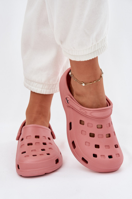 Moteriškos šlepetės Lengvos šlepetės LEMIGO 806 rožinės spalvos