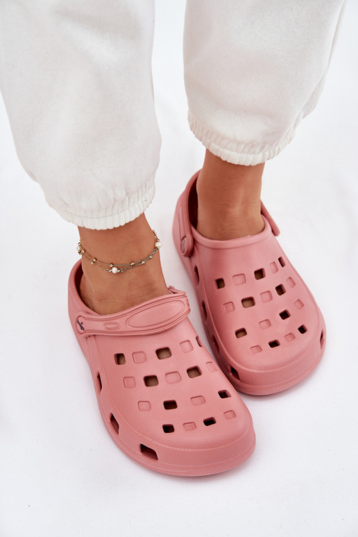 Moteriškos šlepetės Lengvos šlepetės LEMIGO 806 rožinės spalvos