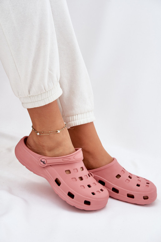 Moteriškos šlepetės Lengvos šlepetės LEMIGO 806 rožinės spalvos