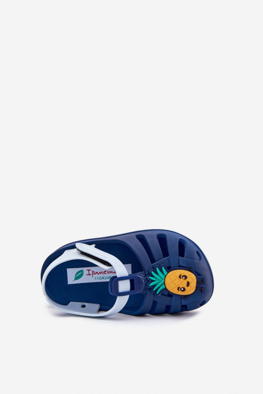sandalai Vaikiški su lipniais užsegimais OĮoce 83615 Ipanema Summer XIV Baby tamsiai mėlynos spalvos